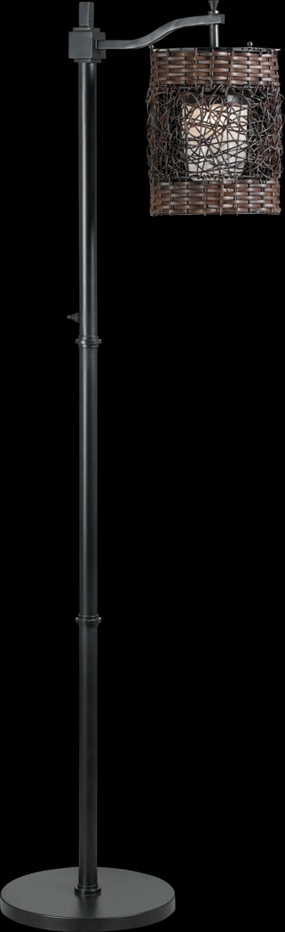 Brenty Brown Outdoor Floor Lamp - Thumbnail - Image 1