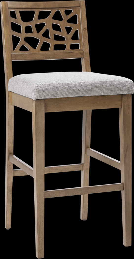 Breroot Gray Counter Height Stool - Thumbnail - Image 1