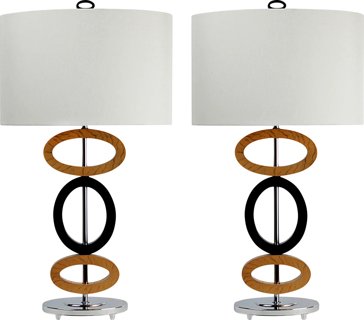 Brescia Road Brown Table Lamps, Set of 2 - Thumbnail - Image 1