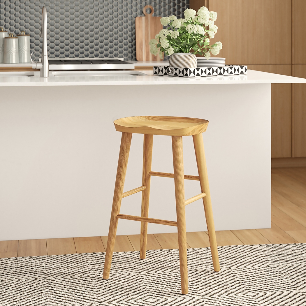 Bresland Natural Counter Stool - Thumbnail - Image 2