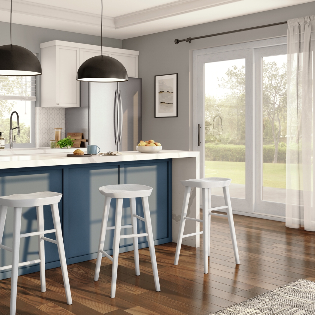 Bresland White Barstool - Thumbnail - Image 2