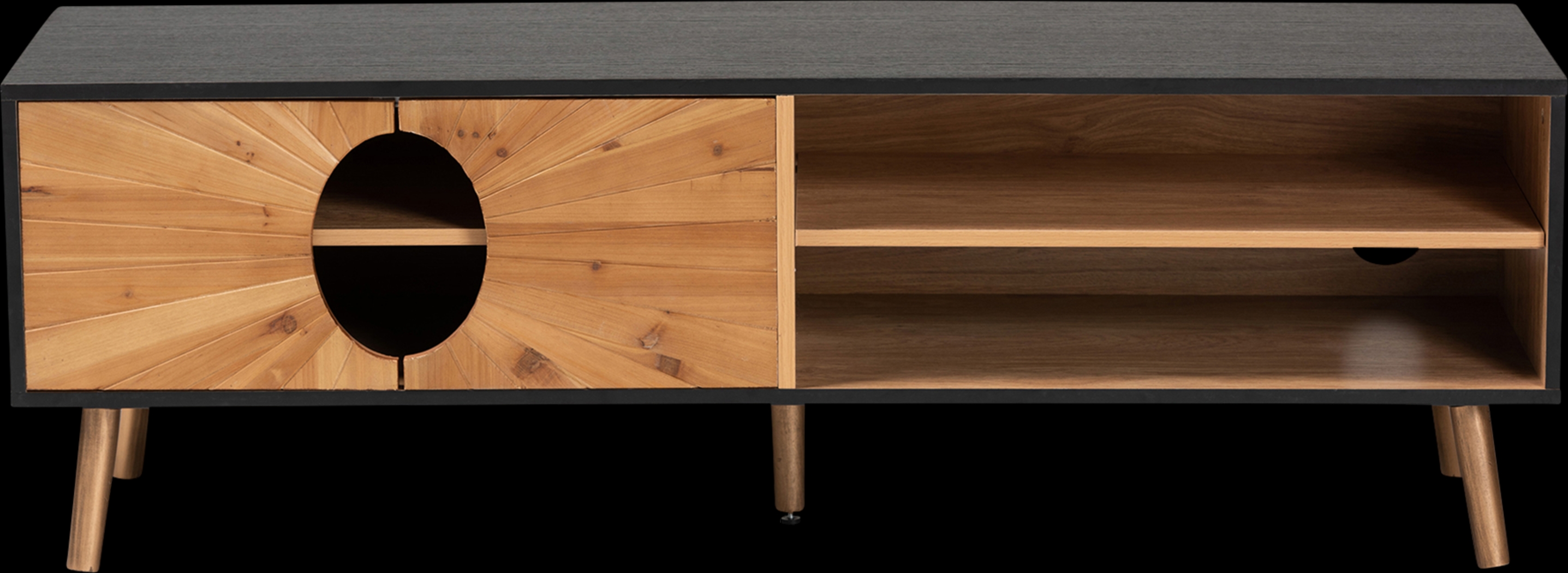 Bretcoe Brown 55.5in. Console - Thumbnail - Image 5