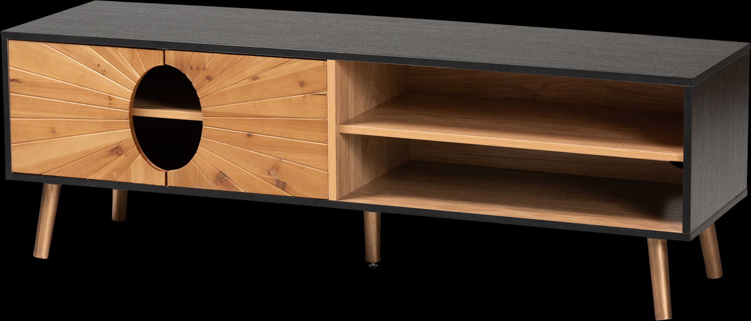 Bretcoe Brown 55.5in. Console - Thumbnail - Image 1