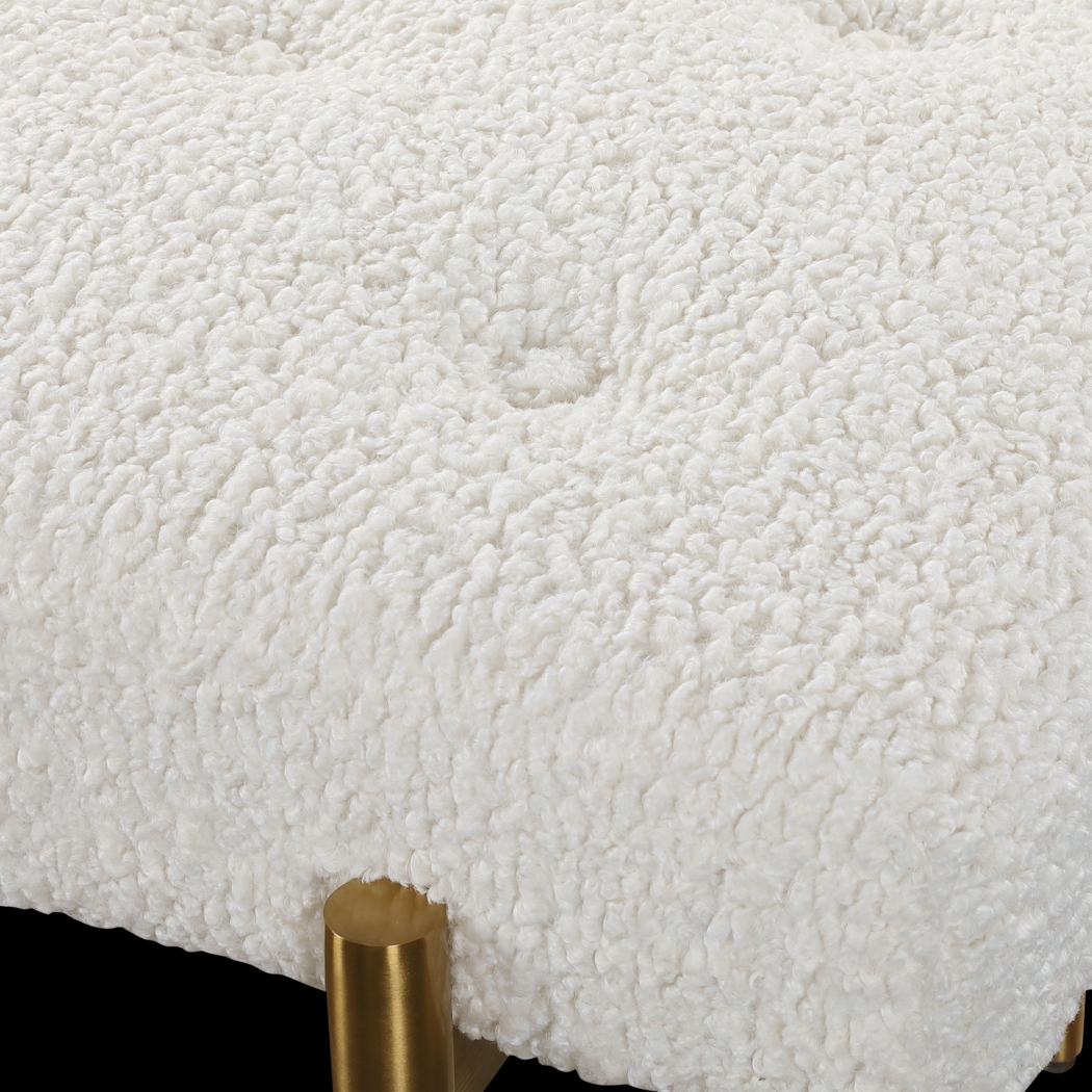 Bretdale White Accent Bench - Thumbnail - Image 3