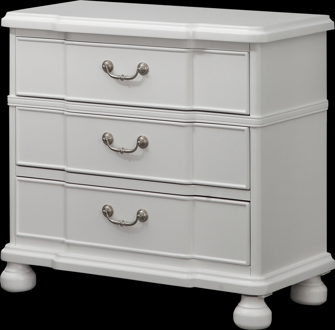 Breton White Accent Cabinet - Thumbnail - Image 1