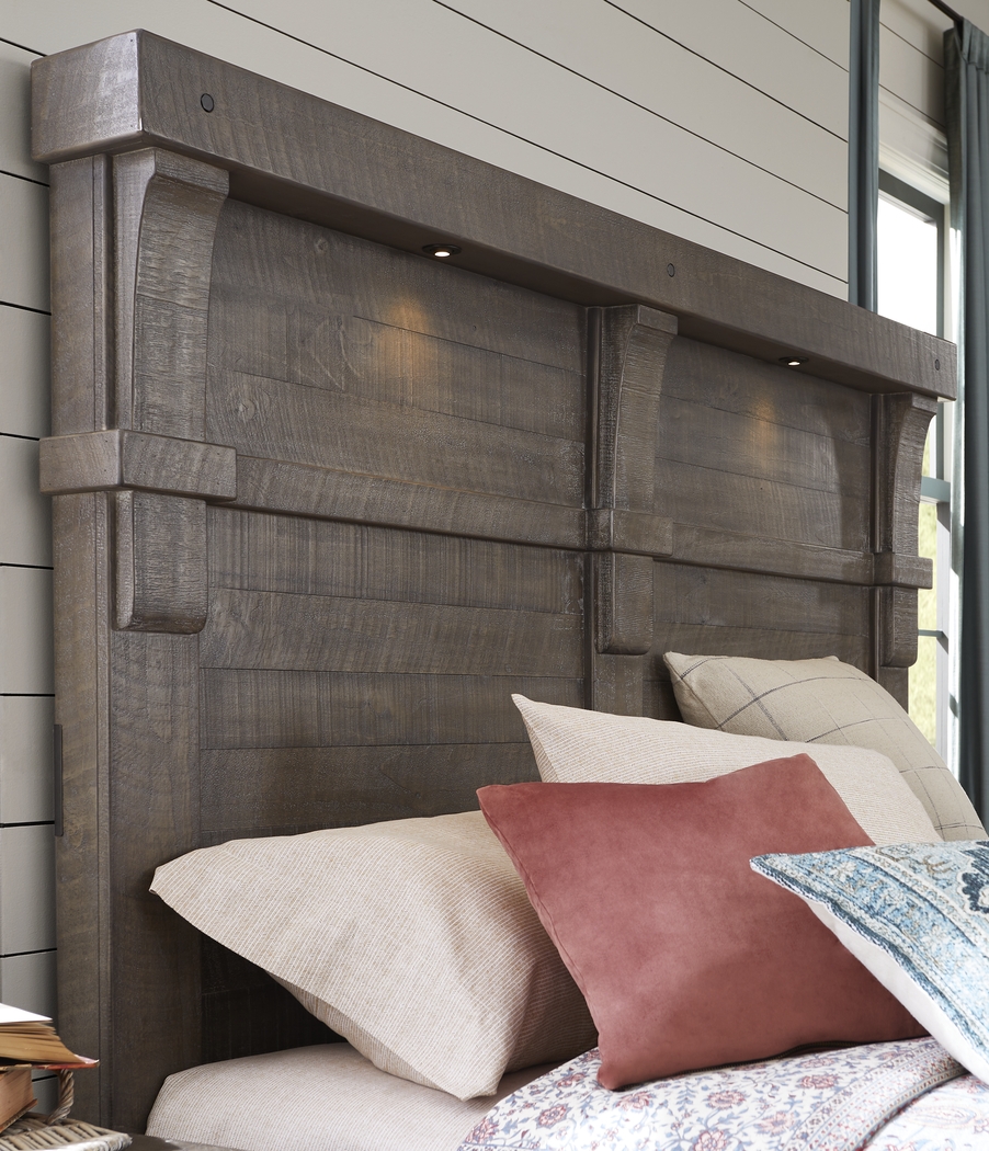 Bretten Crossing Gray 7 Pc King Bedroom - Thumbnail - Image 4