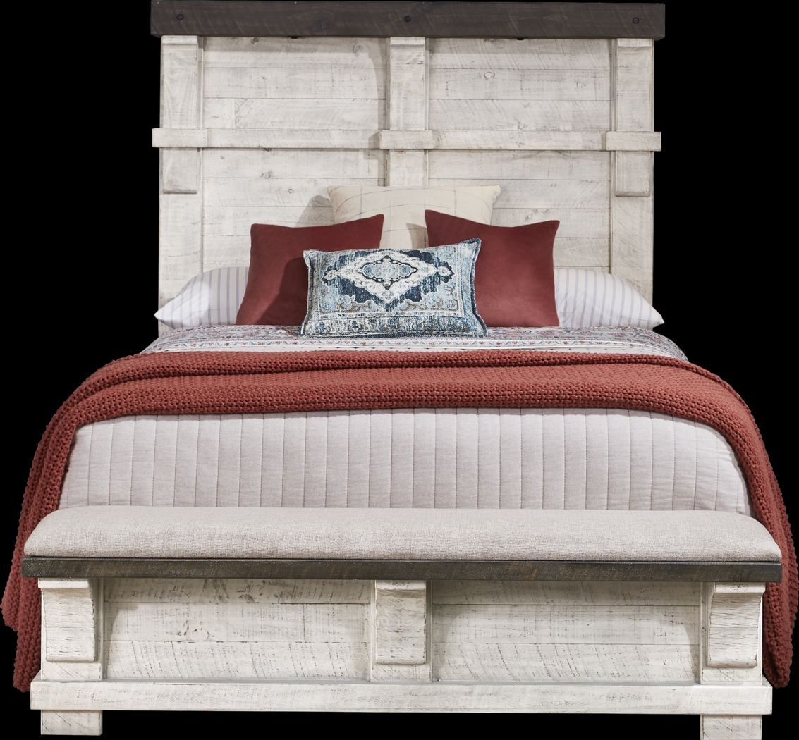 Bretten Crossing White 7 Pc King Bedroom - Thumbnail - Image 2