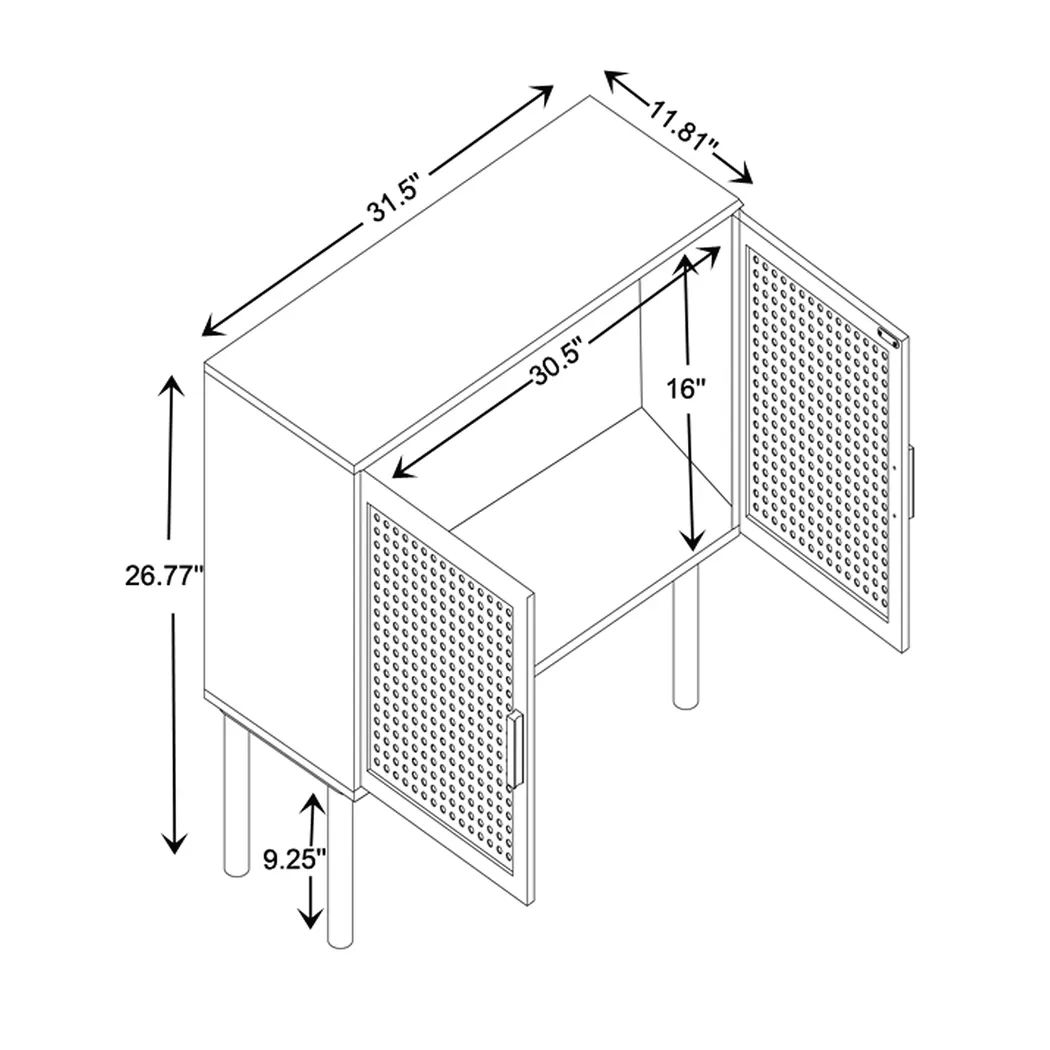 Bretton Bay Natural Sideboard - Thumbnail - Image 11