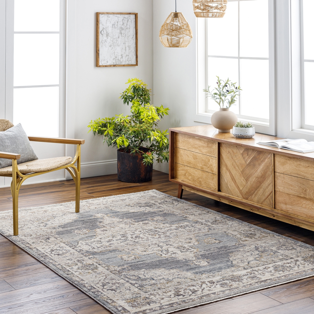 Brewer Gray 5' x 7'9 Rug - Thumbnail - Image 2