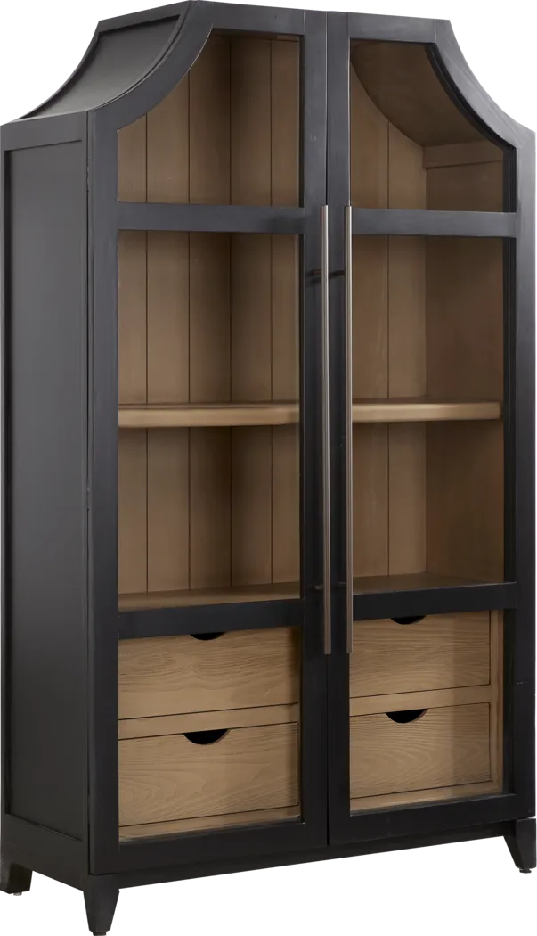 Breya Black Bookcase - Thumbnail - Image 2