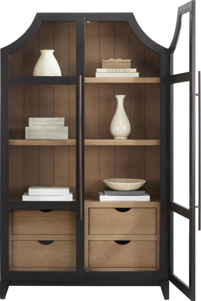 Breya Black Bookcase - Thumbnail - Image 3
