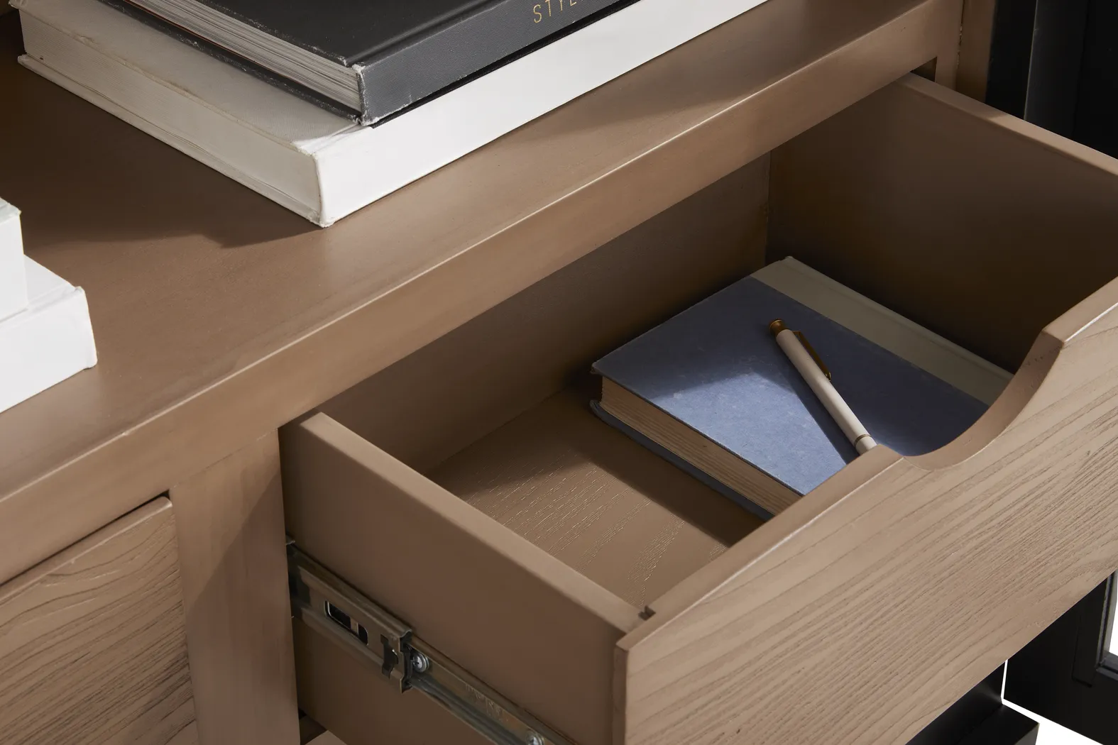Breya Black Bookcase - Thumbnail - Image 4