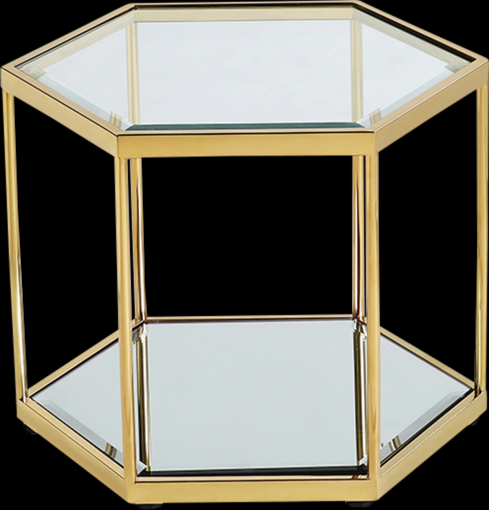 Breyerton Gold End Table - Thumbnail - Image 1