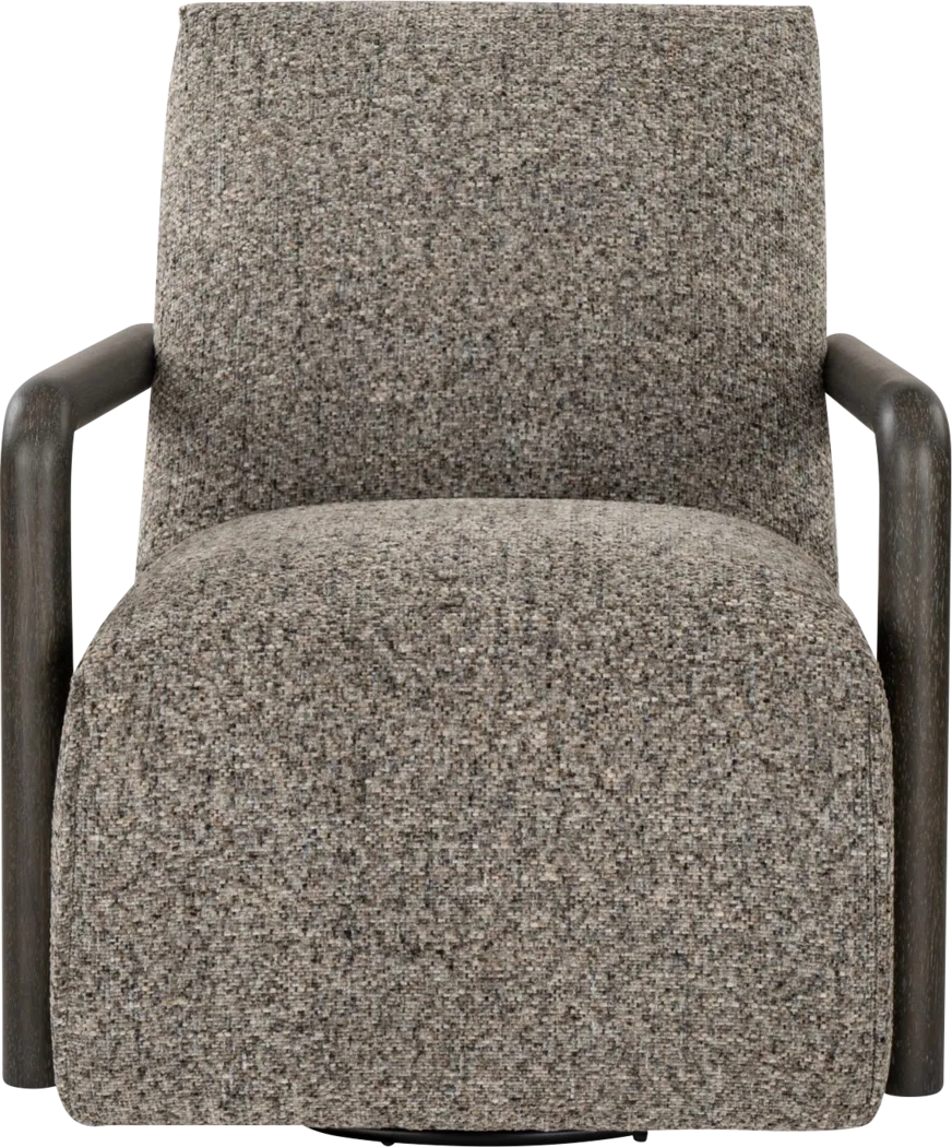 Bria Brown Swivel Chair - Thumbnail - Image 2