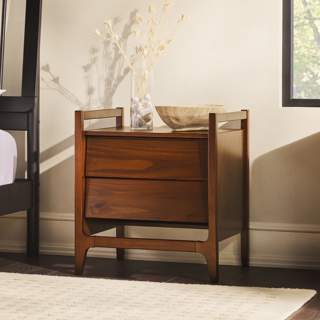 Briabend Walnut Nightstand - Thumbnail - Image 2