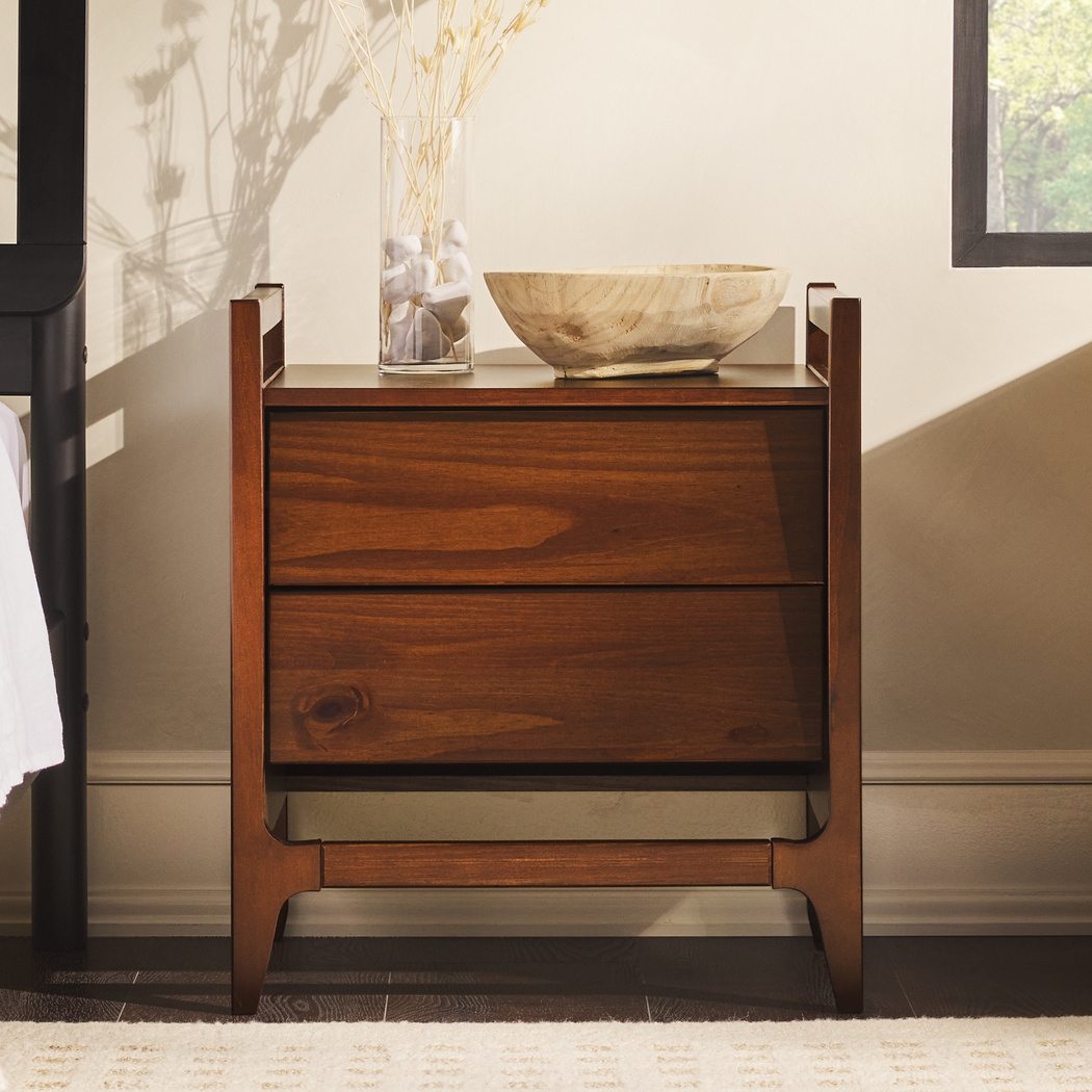 Briabend Walnut Nightstand - Thumbnail - Image 3
