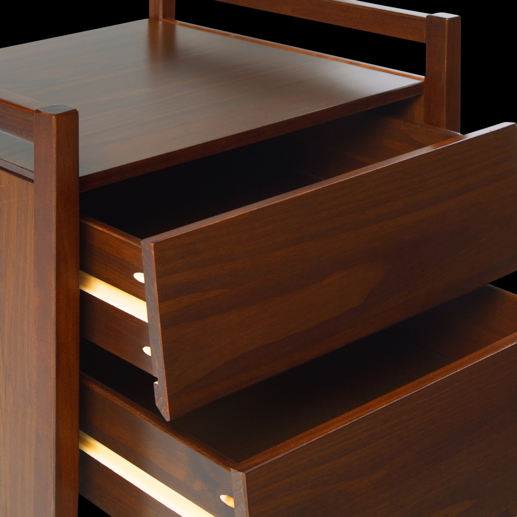Briabend Walnut Nightstand - Thumbnail - Image 4
