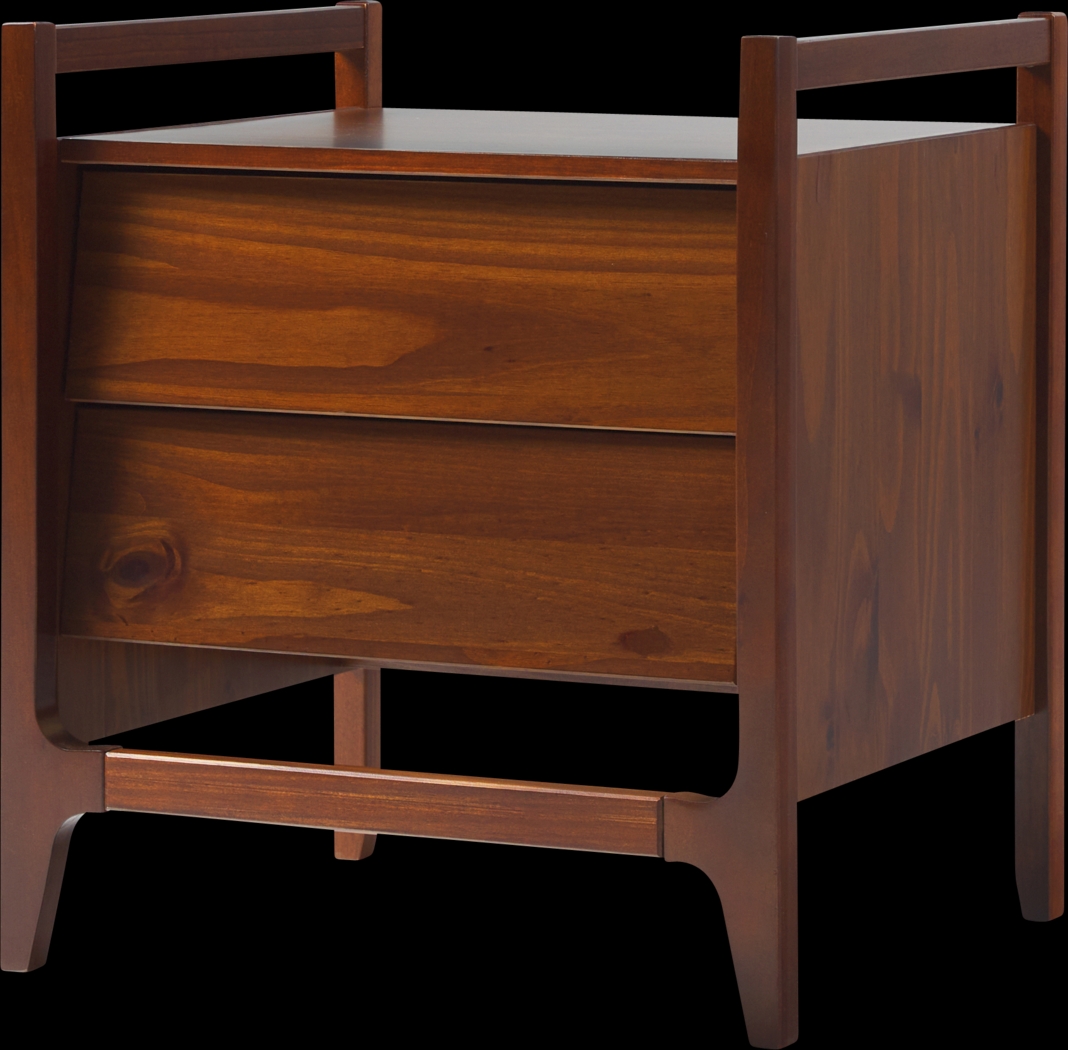 Briabend Walnut Nightstand - Thumbnail - Image 1
