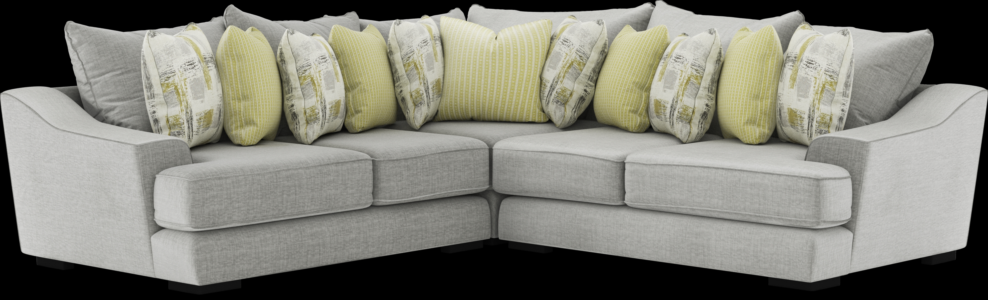 Briar Crossing Gray 3 Pc Sectional - Thumbnail - Image 1