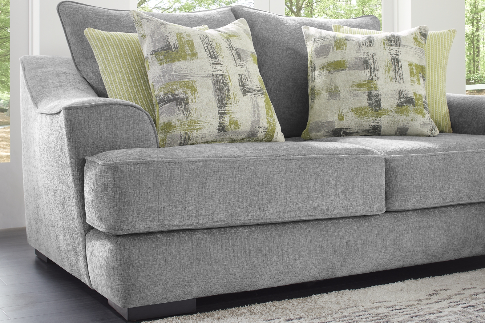 Briar Crossing Gray 7 Pc Living Room - Thumbnail - Image 4