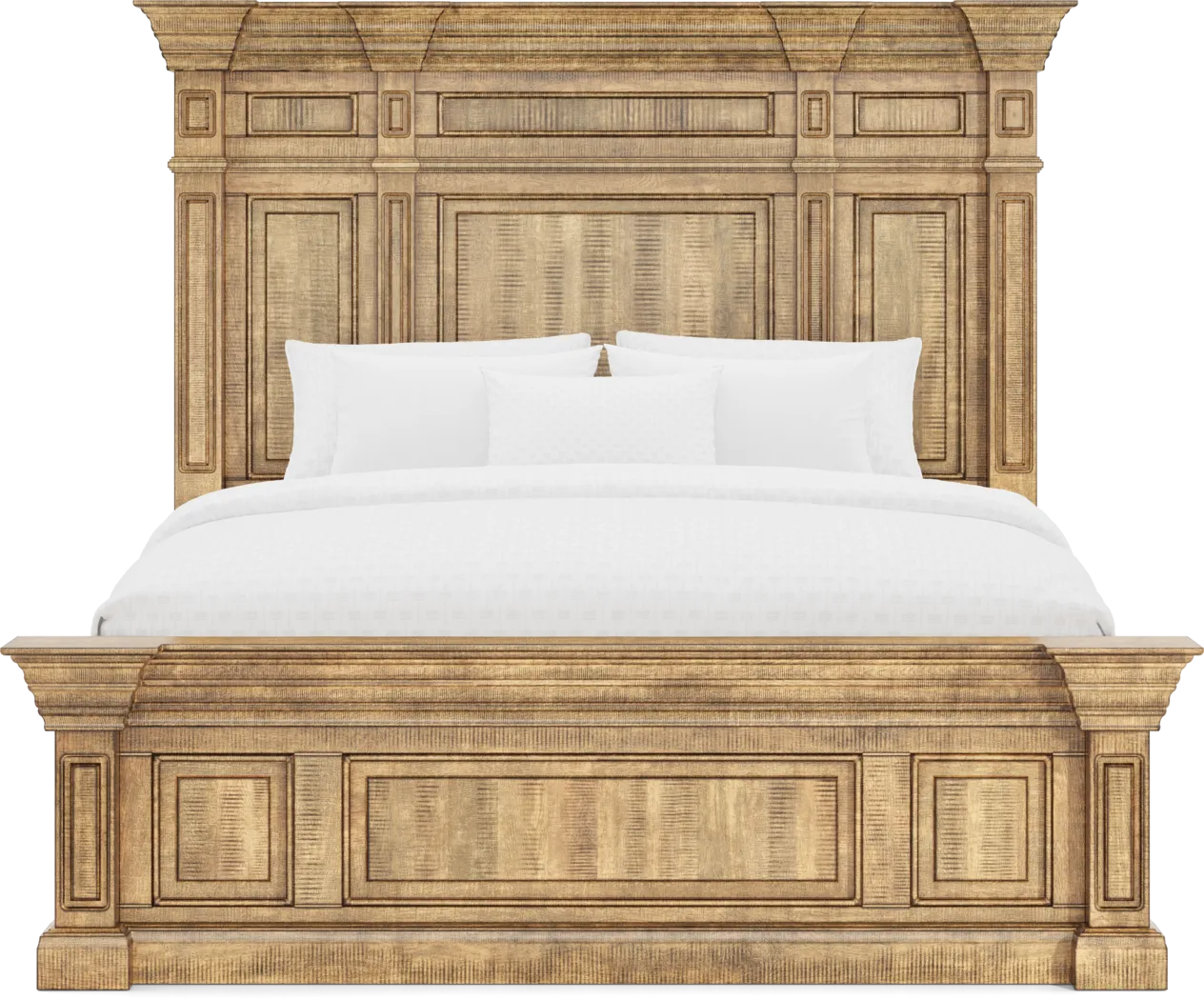 Briar Hill Natural 3 Pc King Panel Bed - Thumbnail - Image 4