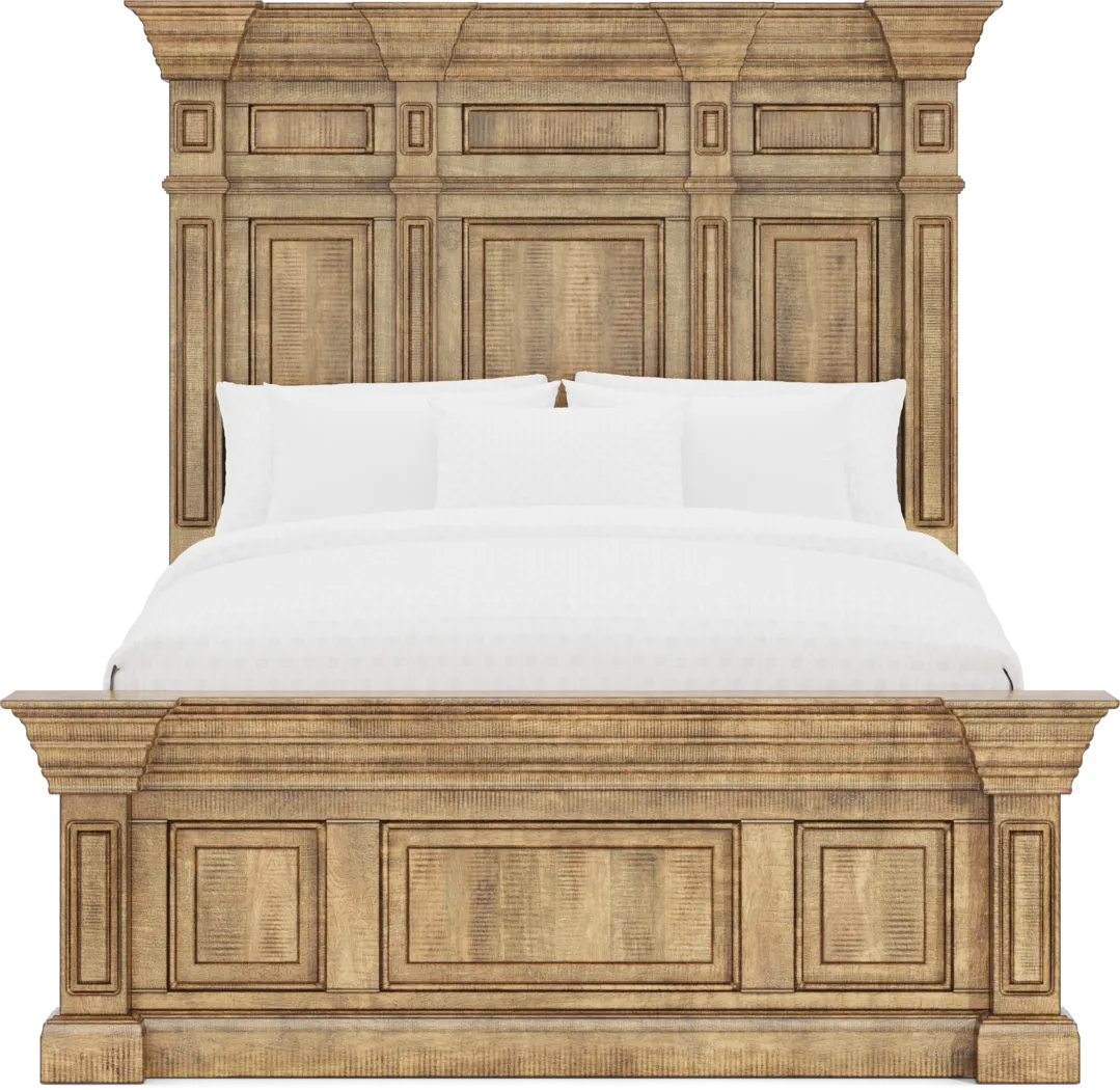 Briar Hill Natural 7 Pc Queen Panel Bedroom - Thumbnail - Image 3