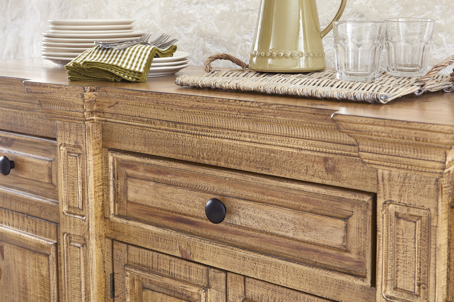 Briar Hill Natural 8 Pc Dining Room - Thumbnail - Image 8