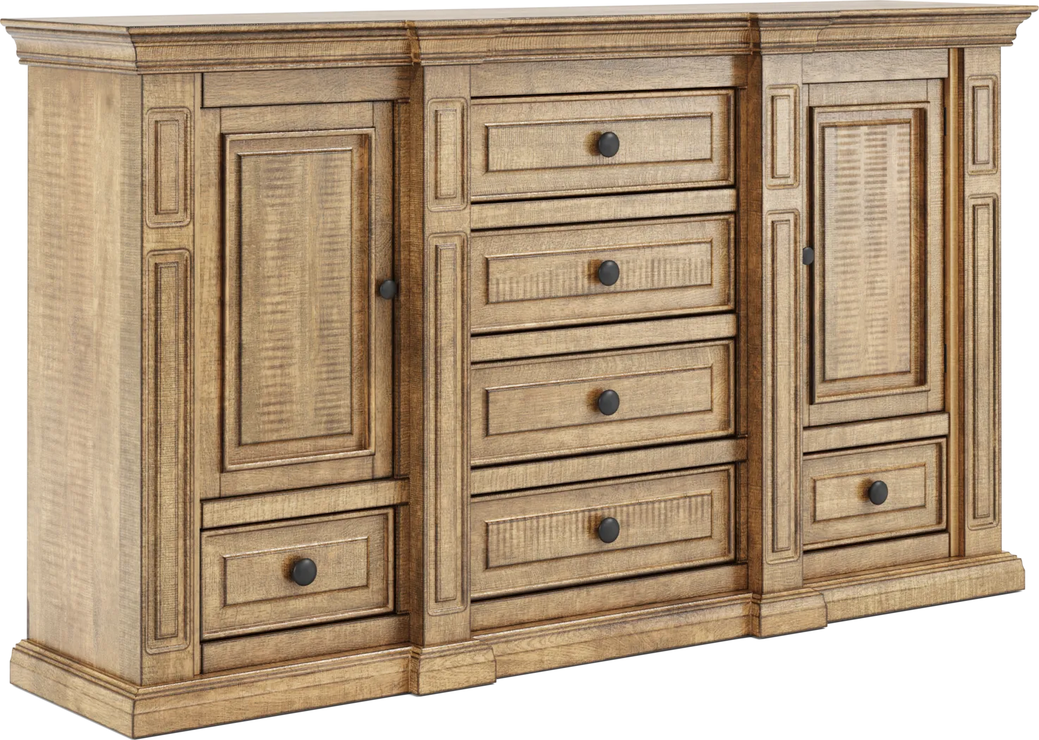 Briar Hill Natural 7 Pc Queen Panel Bedroom - Thumbnail - Image 8