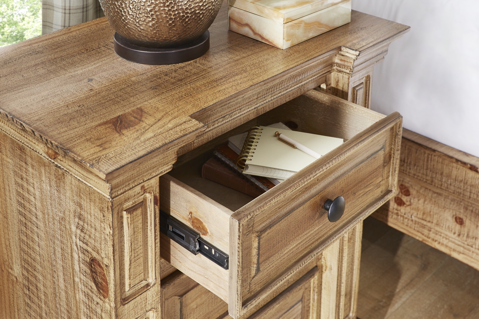 Briar Hill Natural Nightstand - Thumbnail - Image 4