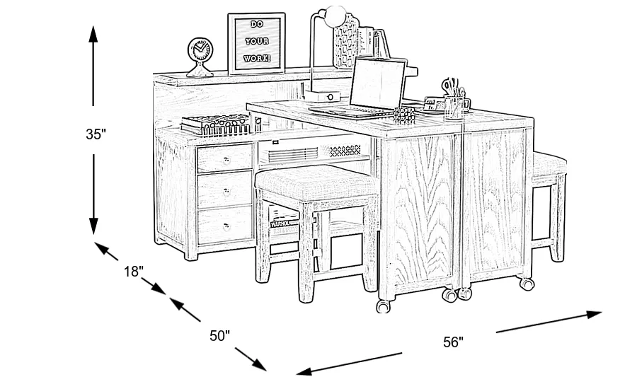 Dimension Image. Please refer to the Dimension Tab on this page for dimension details.