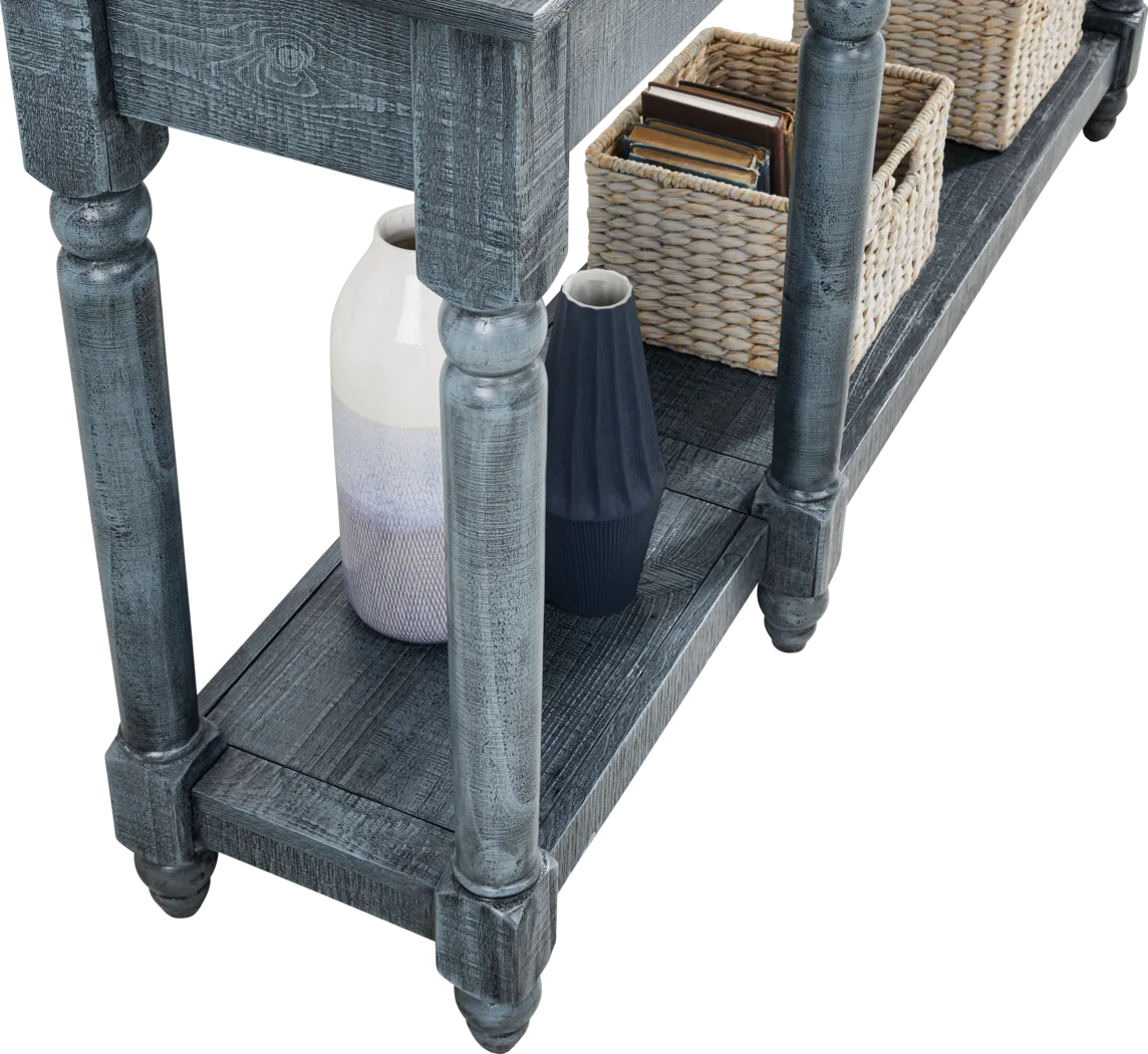 Briargate Blue 88 in. Console - Thumbnail - Image 3