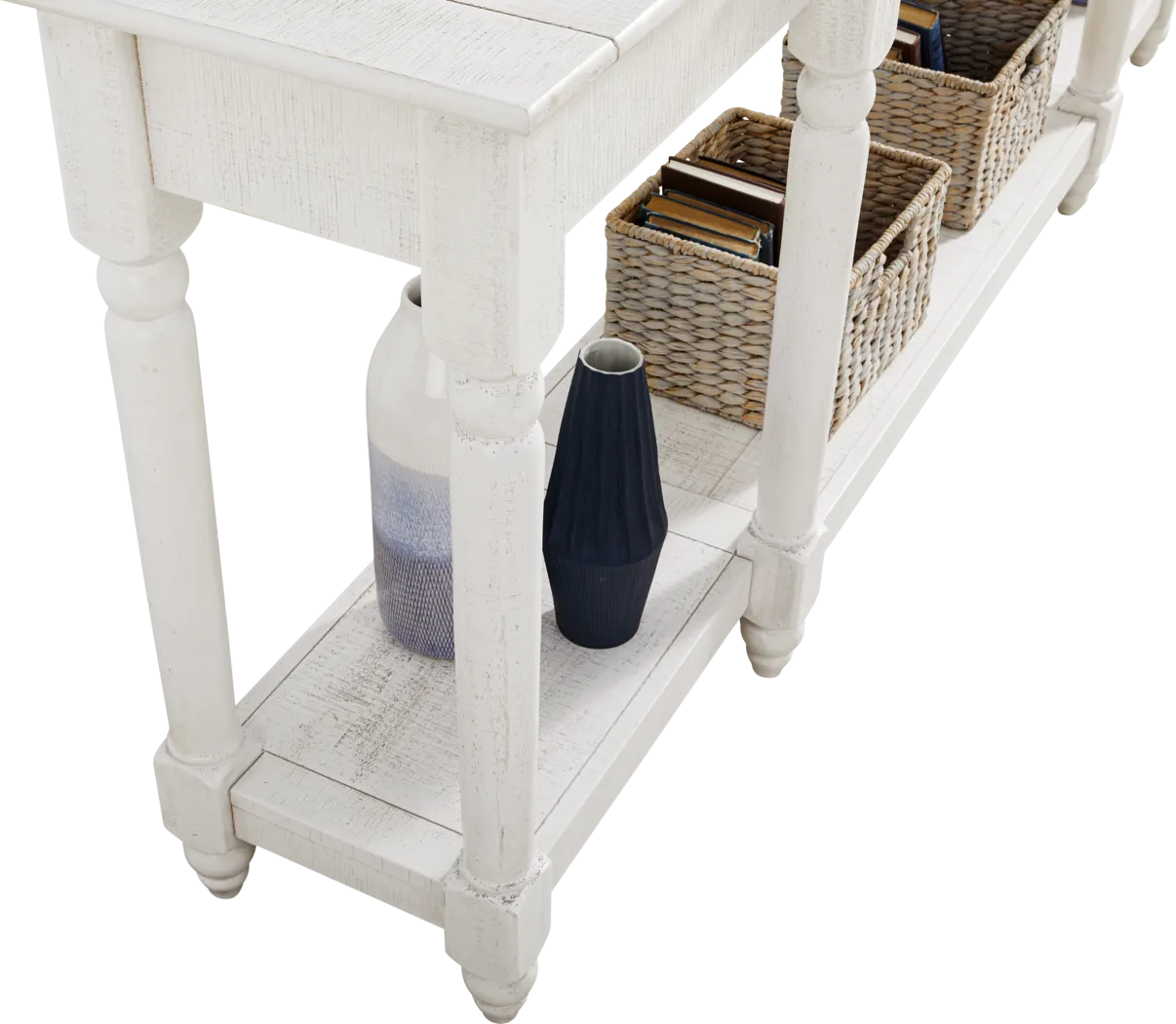 Briargate White 88 in. Console - Thumbnail - Image 3
