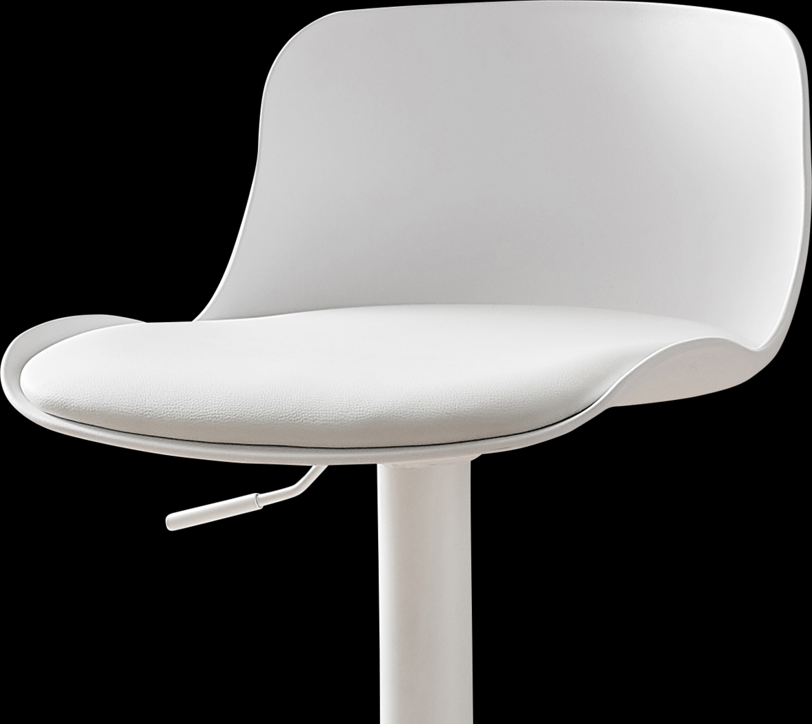 Briarknoll White Swivel Barstool, Set of 2 - Thumbnail - Image 2