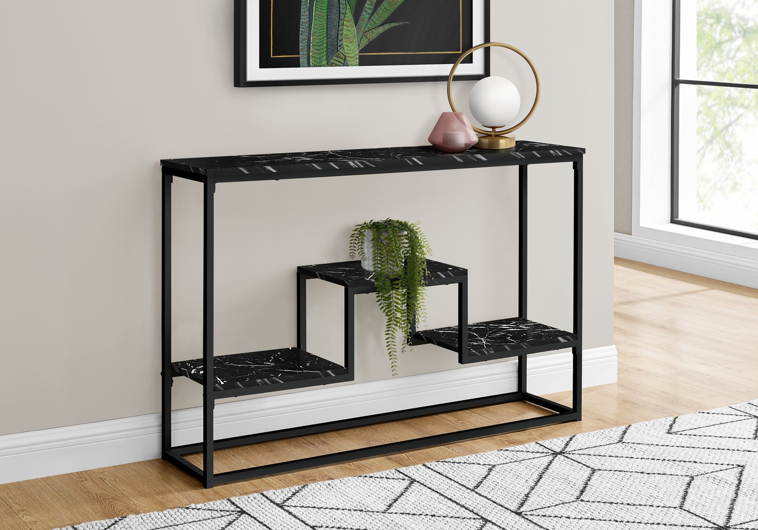 Briarvalley Black Sofa Table - Thumbnail - Image 2