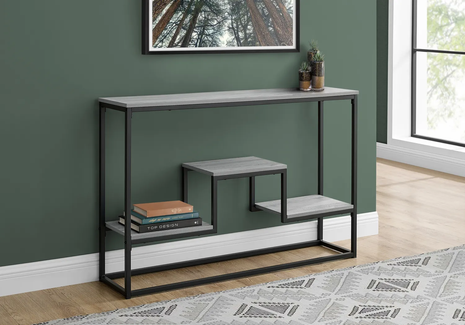 Briarvalley Gray Sofa Table - Thumbnail - Image 3