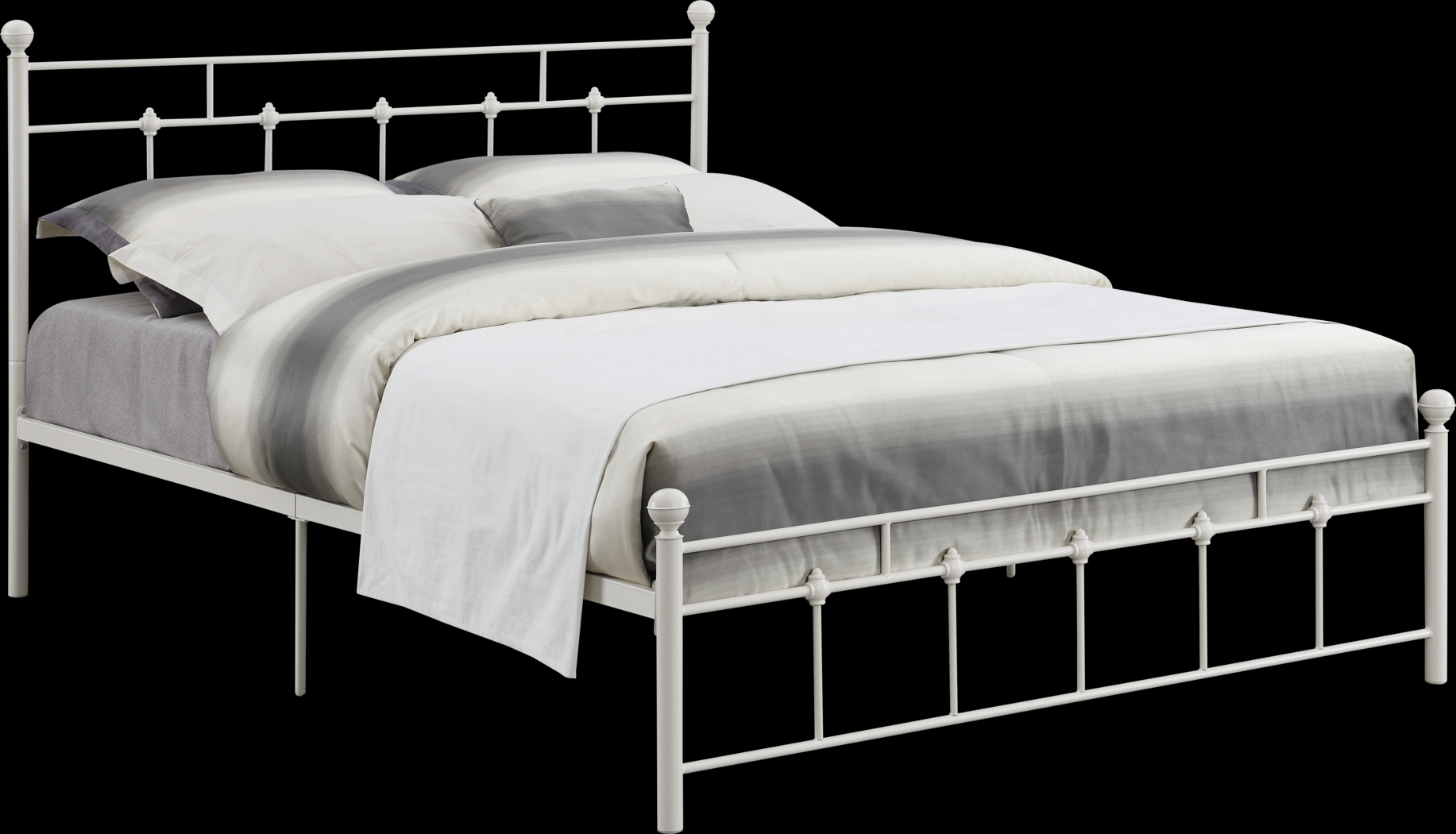 Briarview White Queen Bed - Thumbnail - Image 1