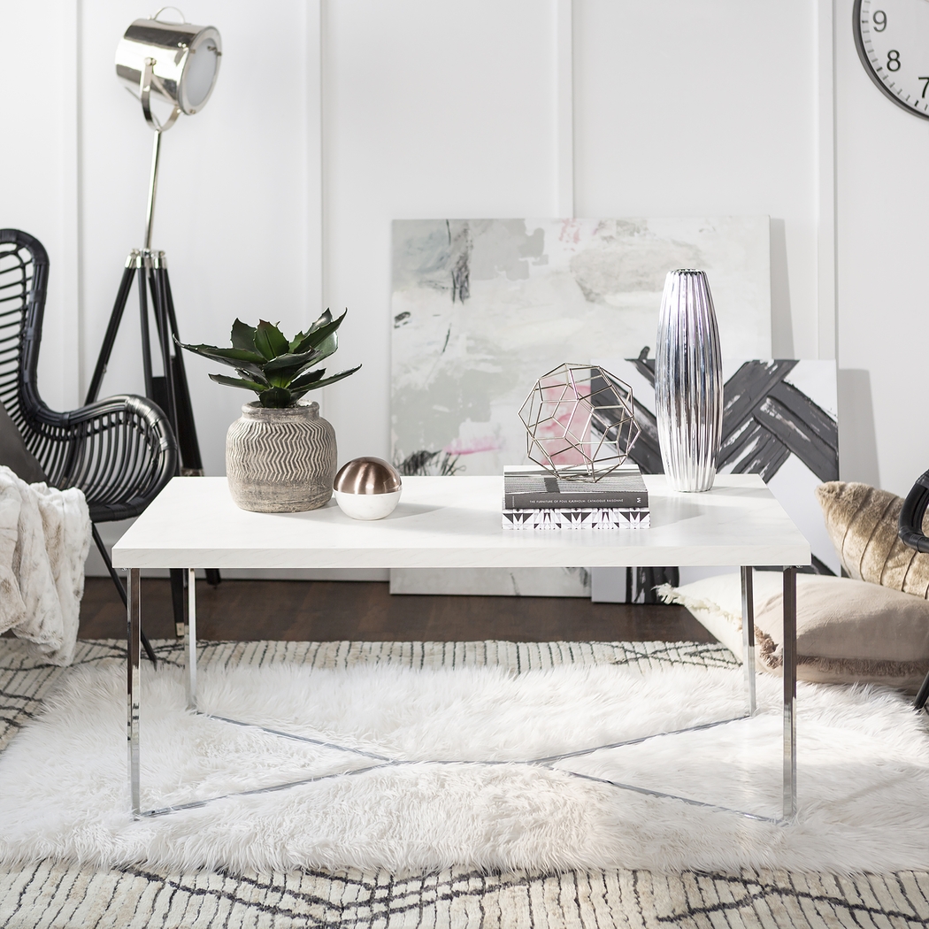 Briarwood Chrome Cocktail Table - Thumbnail - Image 5