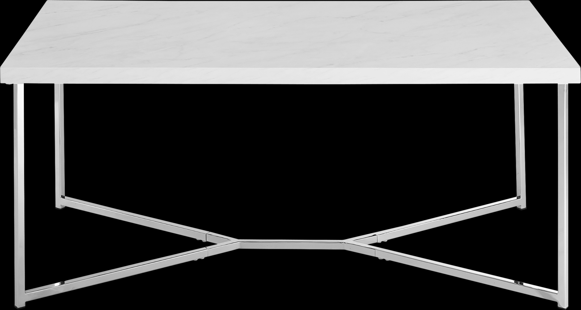 Briarwood Chrome Cocktail Table - Thumbnail - Image 1