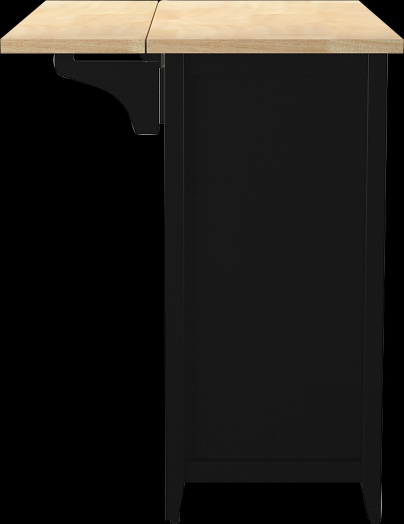 Brickellen Natural Kitchen Cart - Thumbnail - Image 3