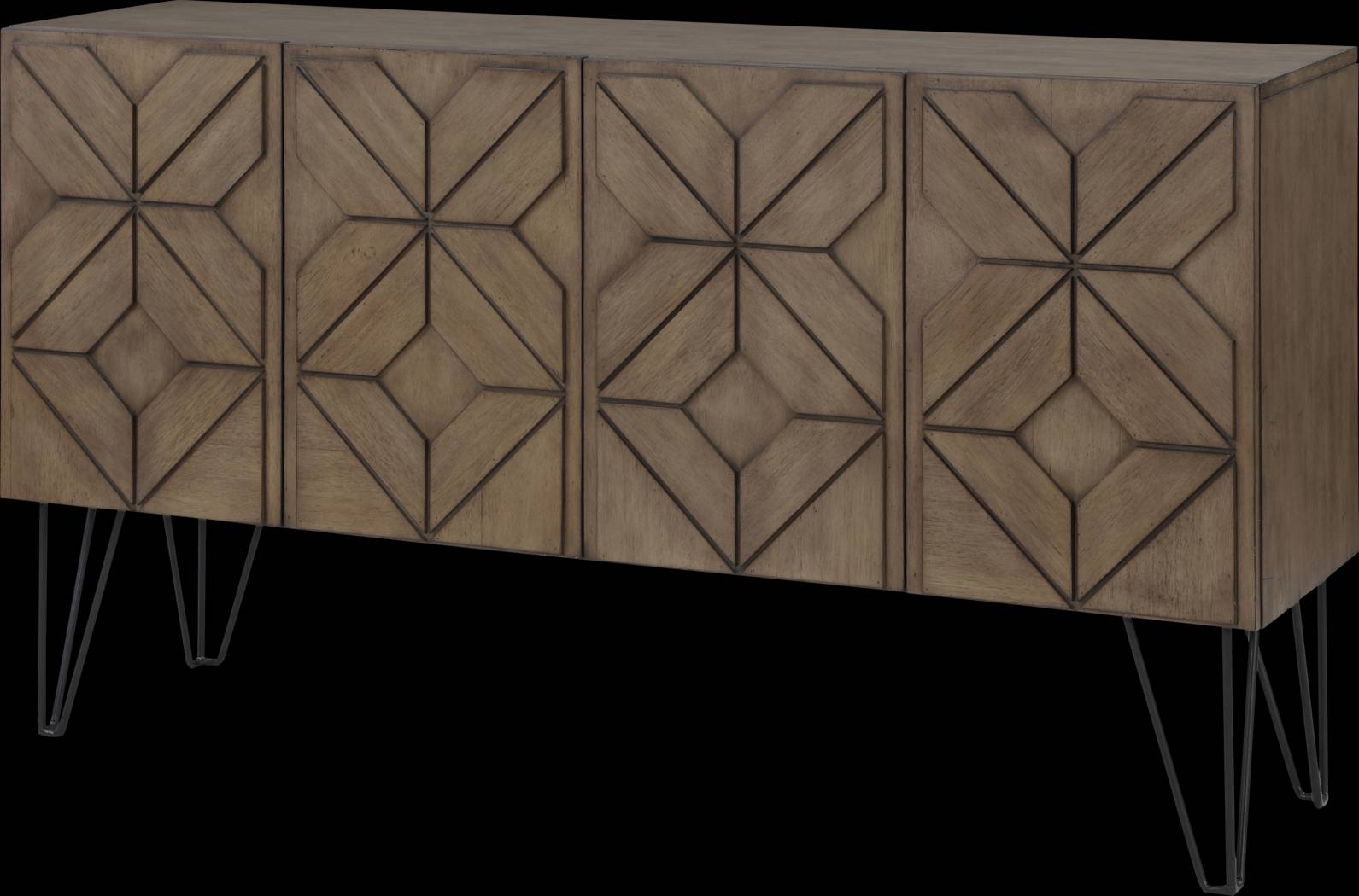 Bricksome Brown Credenza - Thumbnail - Image 1