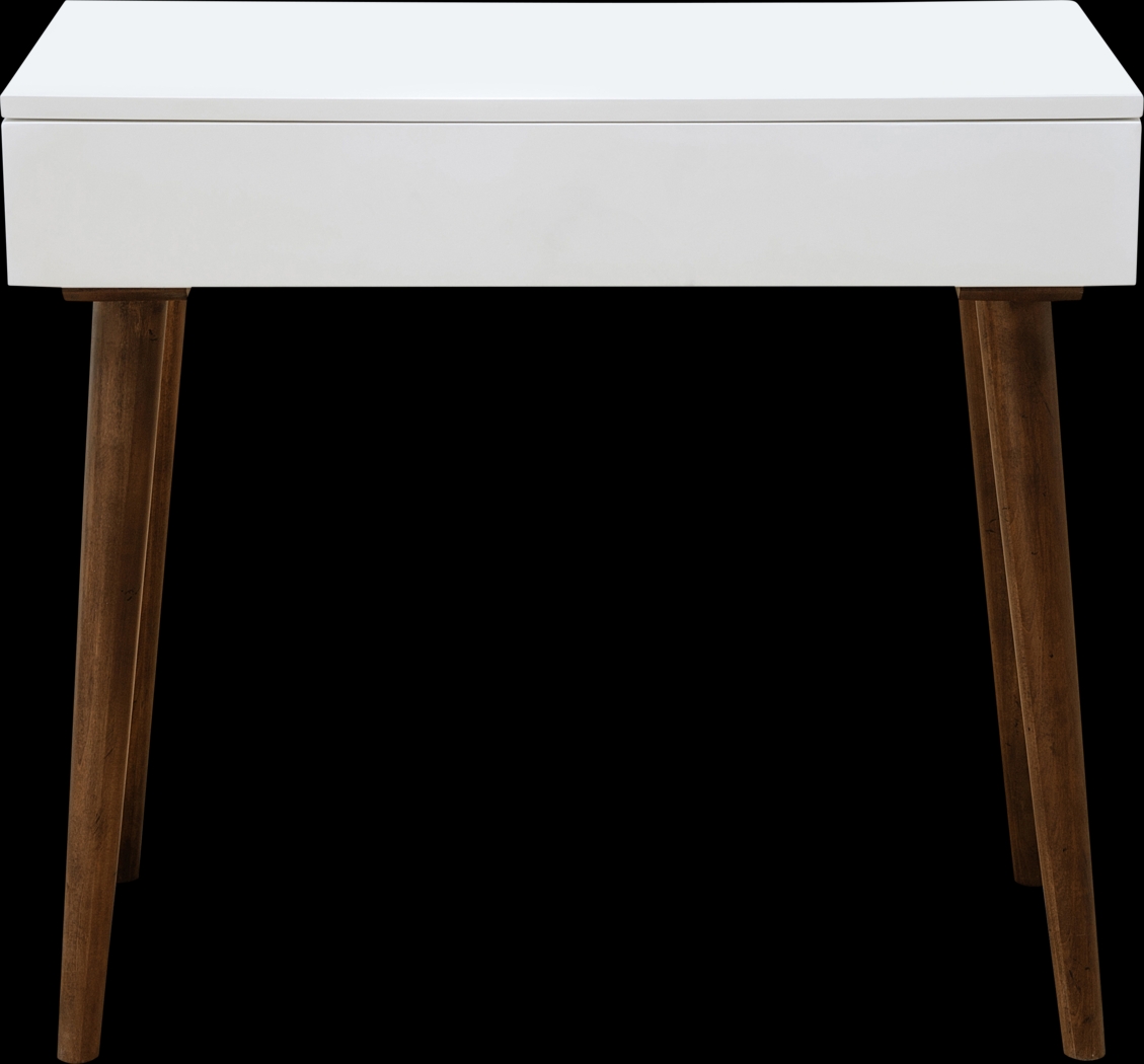 Bridgemor White Desk - Thumbnail - Image 2