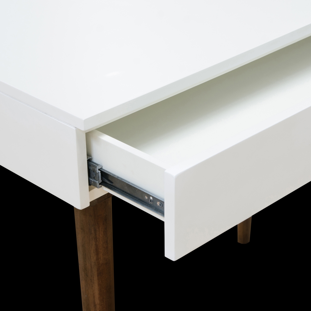Bridgemor White Desk - Thumbnail - Image 6
