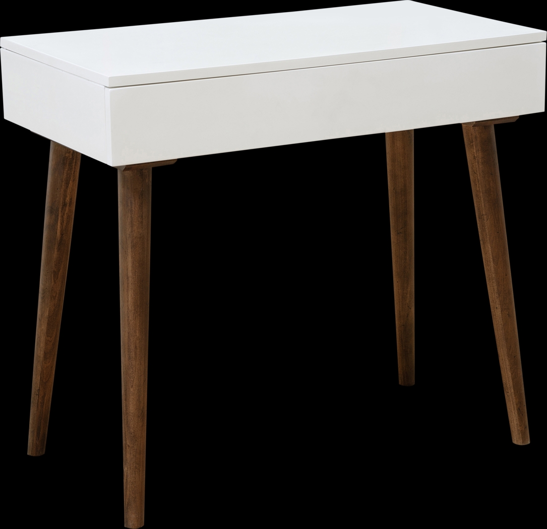 Bridgemor White Desk - Thumbnail - Image 1