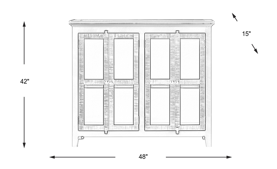 Dimension Image. Please refer to the Dimension Tab on this page for dimension details.
