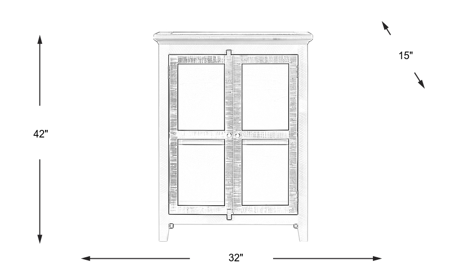Dimension Image. Please refer to the Dimension Tab on this page for dimension details.