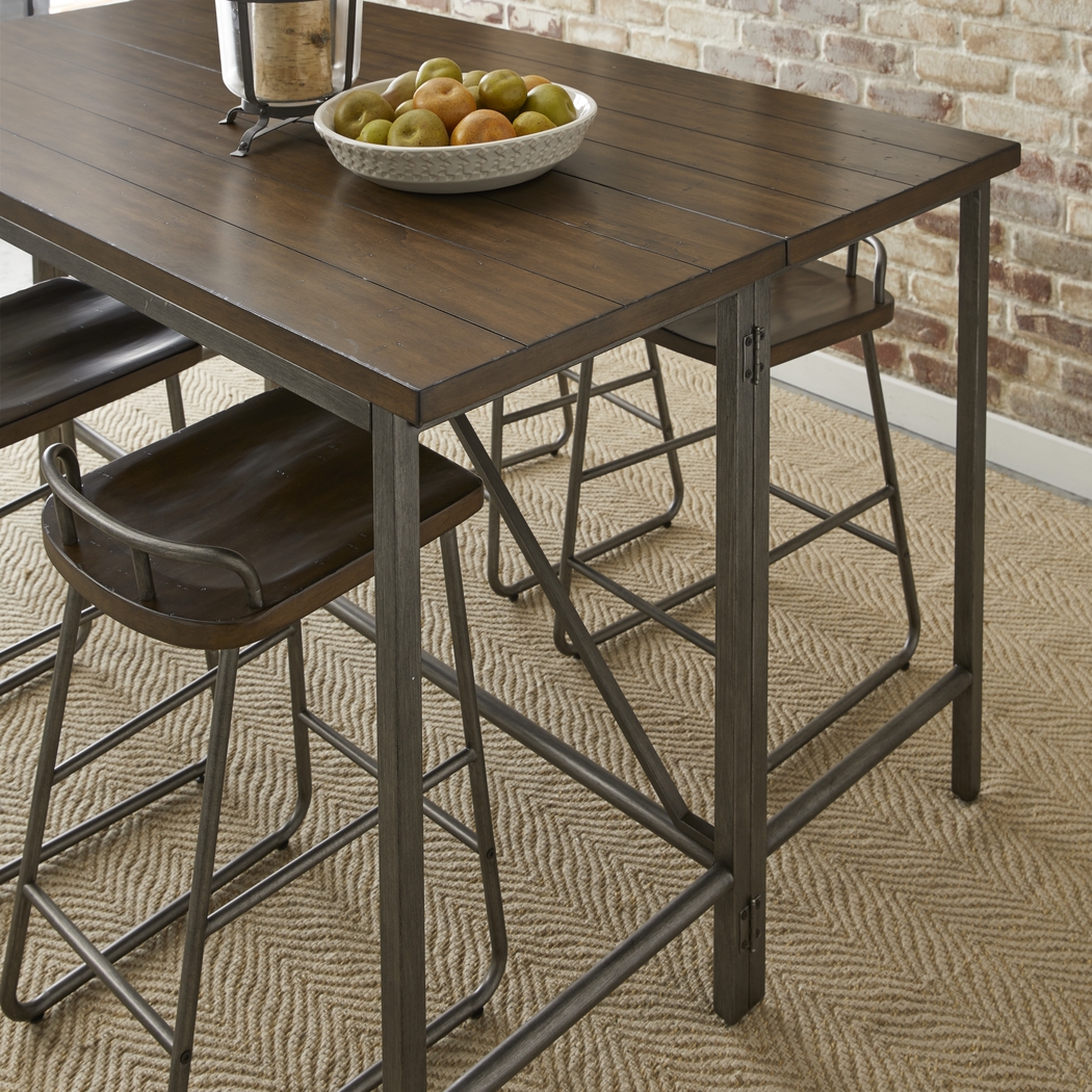 Bridgetown Brown 5 Pc Counter Height Dining Set - Thumbnail - Image 7