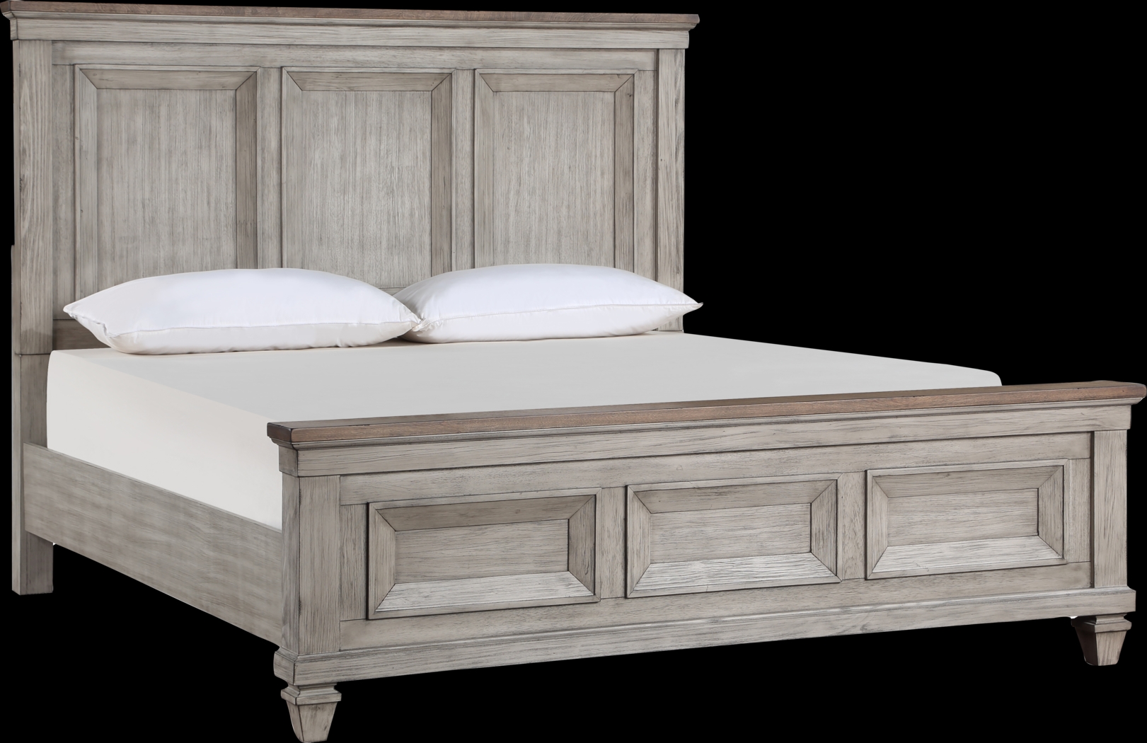 Bridgewood Cream 5 Pc Queen Panel Bedroom - Thumbnail - Image 3