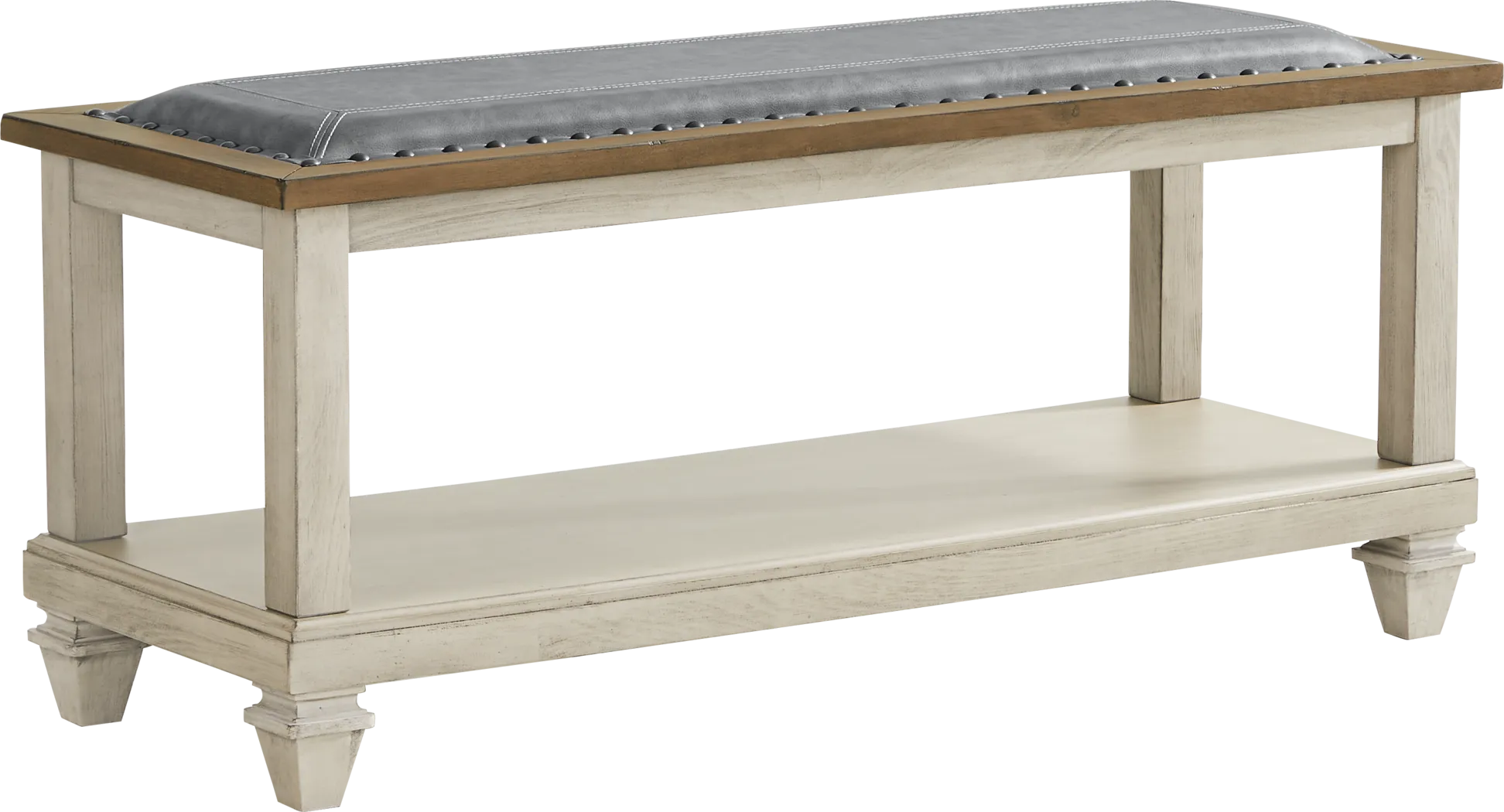 Bridgewood Cream Bench - Thumbnail - Image 1