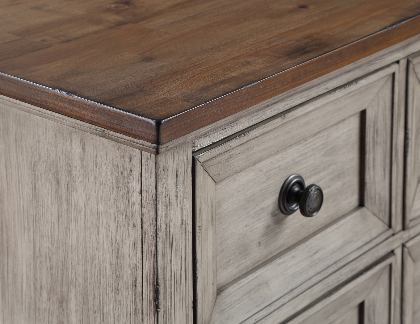 Bridgewood Cream 5 Pc Queen Panel Bedroom - Thumbnail - Image 6