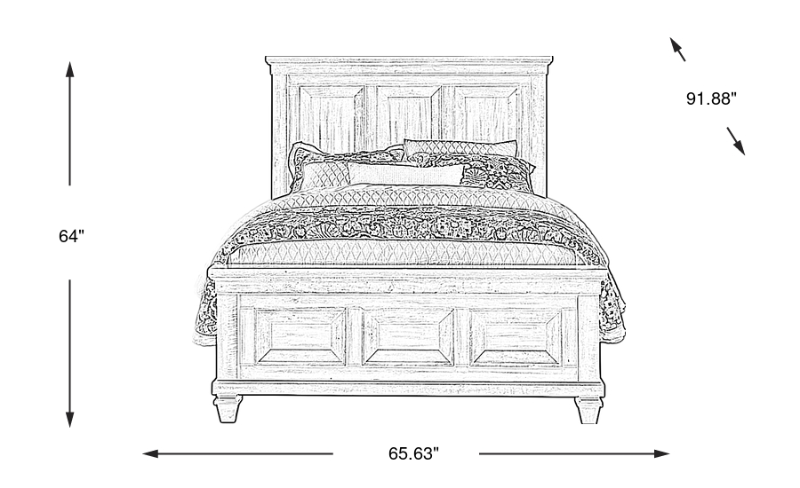 Dimension Image. Please refer to the Dimension Tab on this page for dimension details.